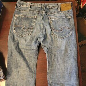 Men's Silver Zac Jeans 34x36